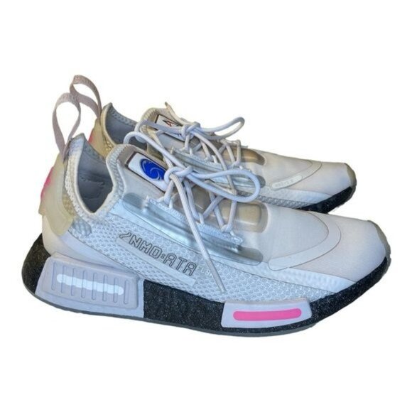 Adidas Womens Originals X NASA NMD R1 Spectoo Casual Lace Up Shoes Size 6 - Picture 3 of 6